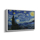 The Starry Night, 1889 - Floater Framed Canvas Print