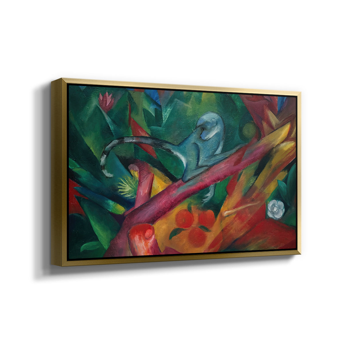 The Monkey, 1912 - Floater Framed Canvas Print