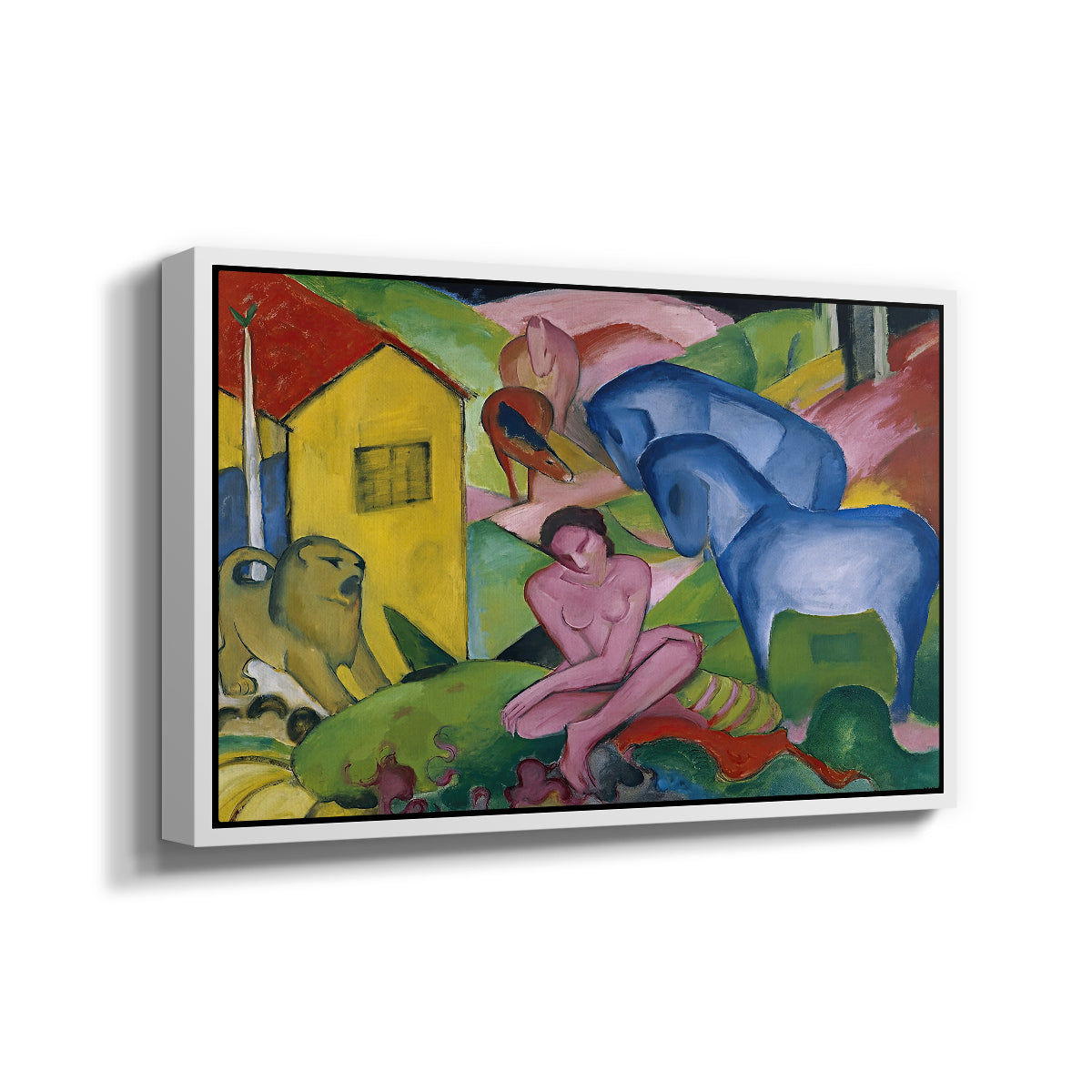 The Dream, 1912 - Floater Framed Canvas Print