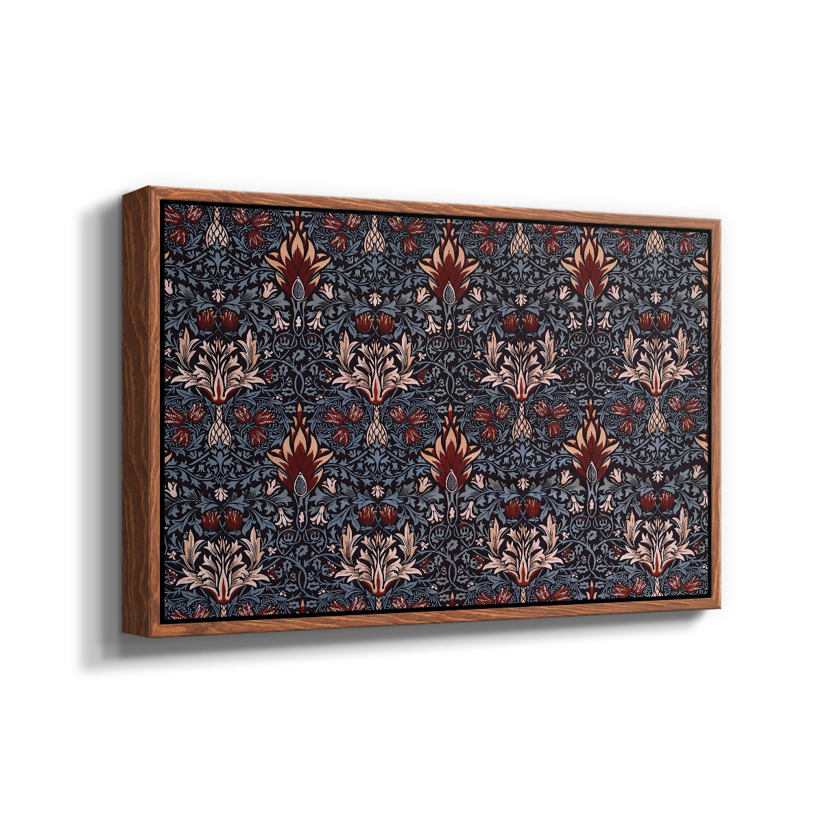 Snakeshead (Printed Textile), c. 1876 - Floater Framed Canvas Print