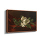 Magnolia on Red Velvet, c. 1885-1890 - Floater Framed Canvas Print