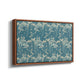 Tulip (Teal), 1875 - Floater Framed Canvas Print