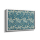 Tulip (Teal), 1875 - Floater Framed Canvas Print
