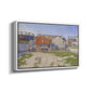 Gasometers at Clichy, 1886 - Floater Framed Canvas Print