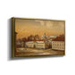 The Riding School at Akershus Castle, 1846 - Floater Framed Canvas Print