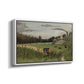 The Chair Factory at Alfortville, 1897 - Floater Framed Canvas Print