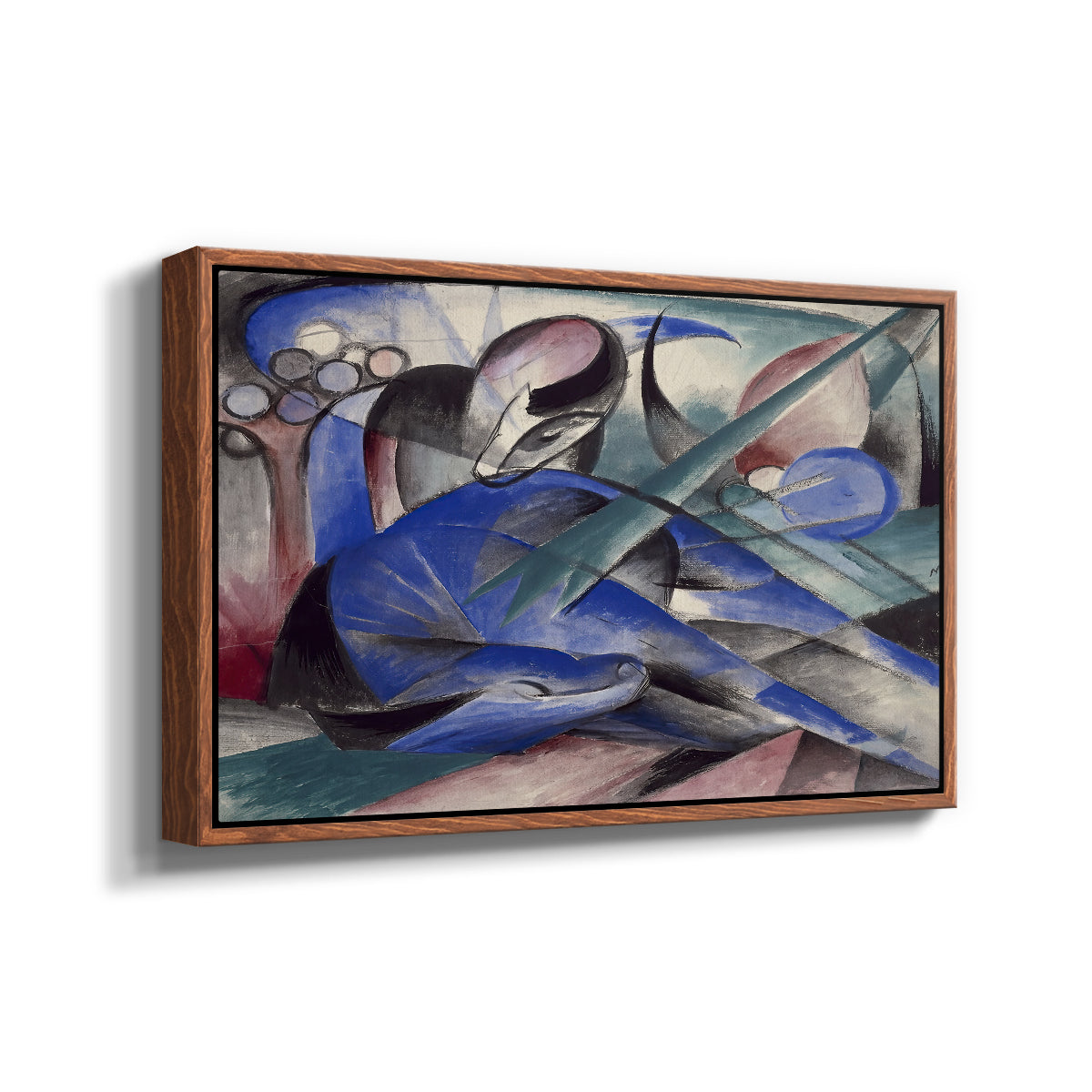 Dreaming Horse, 1913 - Floater Framed Canvas Print