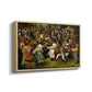 The Wedding Dance, c. 1566 - Floater Framed Canvas Print