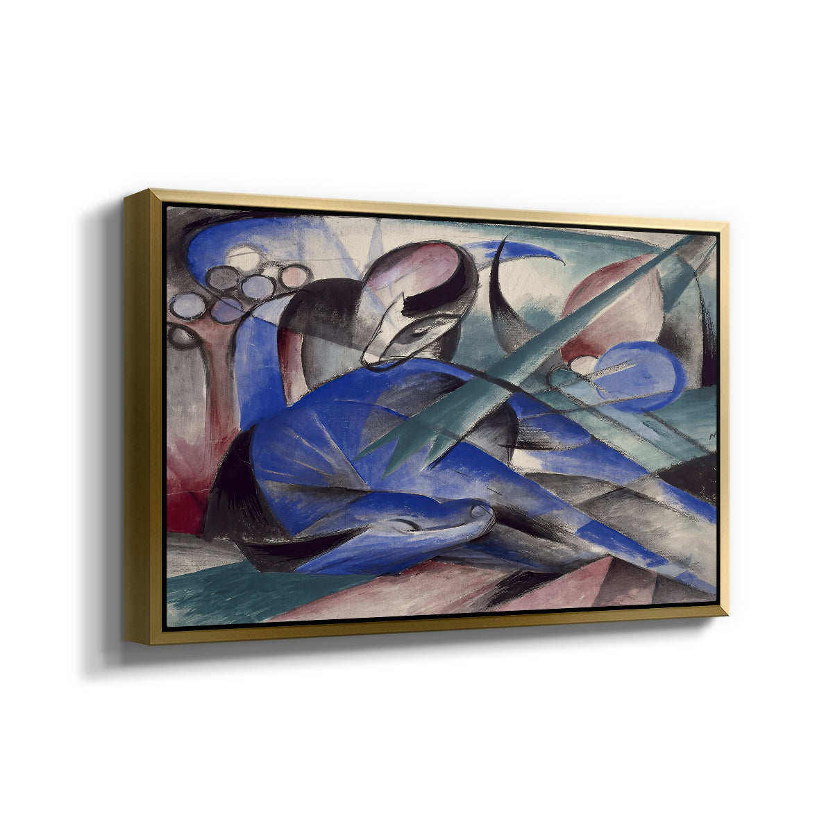 Dreaming Horse, 1913 - Floater Framed Canvas Print