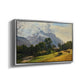 Mountains in Berchtesgaden - Floater Framed Canvas Print
