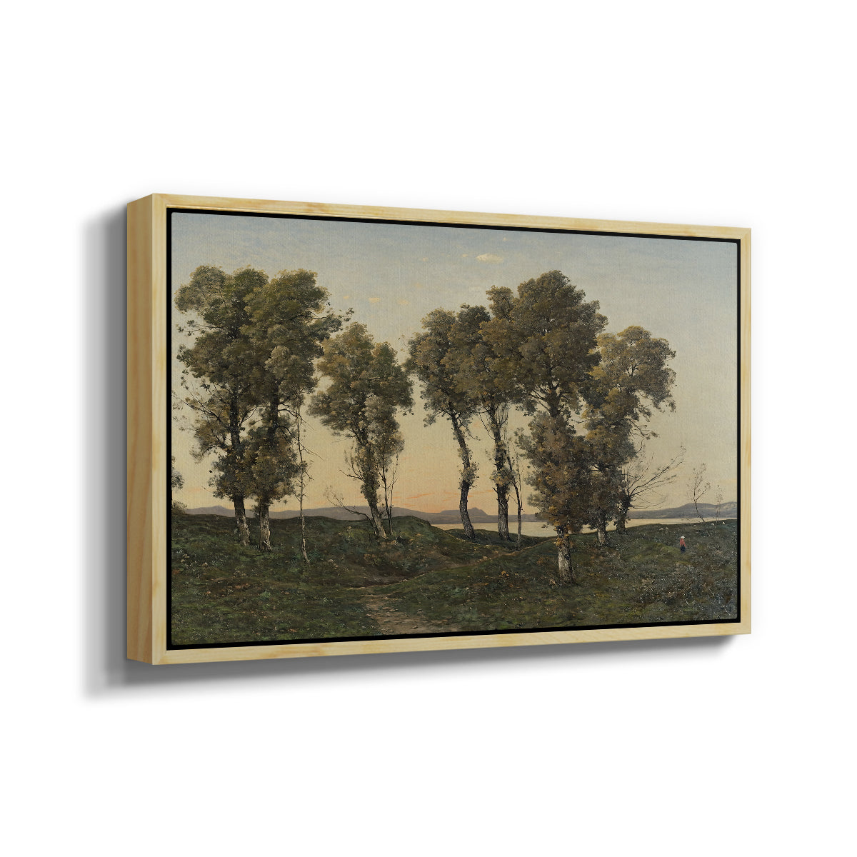 Autumn Evening, 1894 - Floater Framed Canvas Print