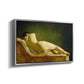 Reclining Nude (Liggende model), 1833 - Floater Framed Canvas Print