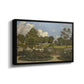 The Painter's Garden at Saint-Privé, 1886 - Floater Framed Canvas Print