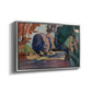 The Luxembourg Gardens, 1901 - Floater Framed Canvas Print
