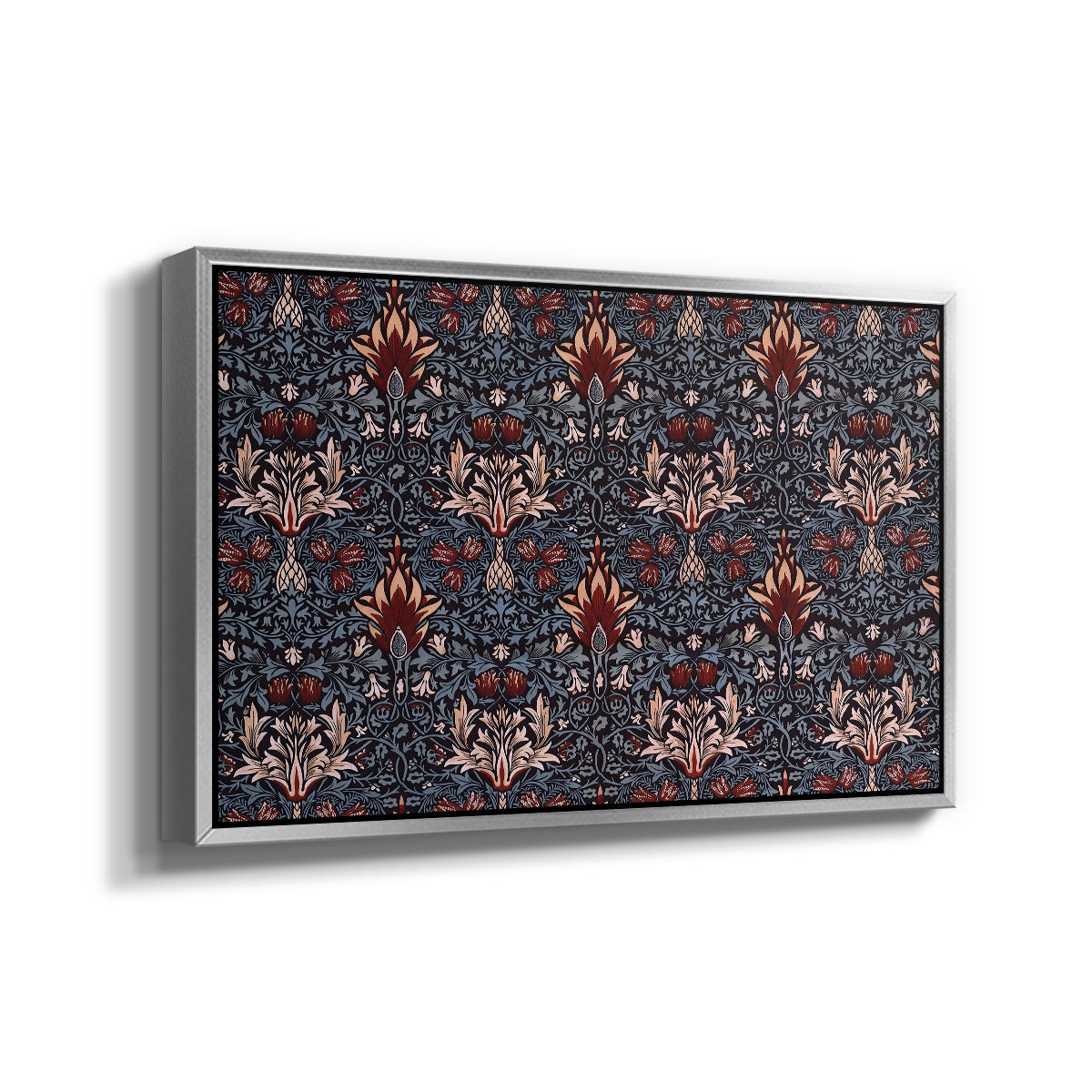 Snakeshead (Printed Textile), c. 1876 - Floater Framed Canvas Print