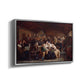 Funeral Feast, 1854 - Floater Framed Canvas Print