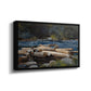 Hudson River, 1892 - Floater Framed Canvas Print
