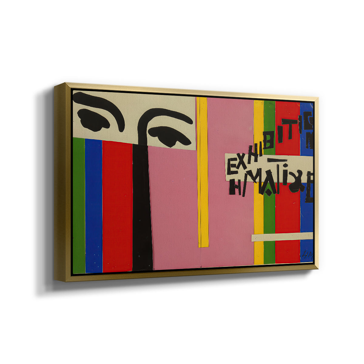 Design for Cover of Exhibition Catalogue, 1951 - Floater Framed Canvas Print