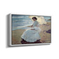 Clotilde on the Beach, 1904 - Floater Framed Canvas Print