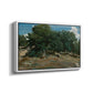 Fontainebleau: Oak Trees at Bas-Bréau, c. 1830-1835 - Floater Framed Canvas Print