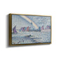 Entrance to the Port of Honfleur, 1899 - Floater Framed Canvas Print