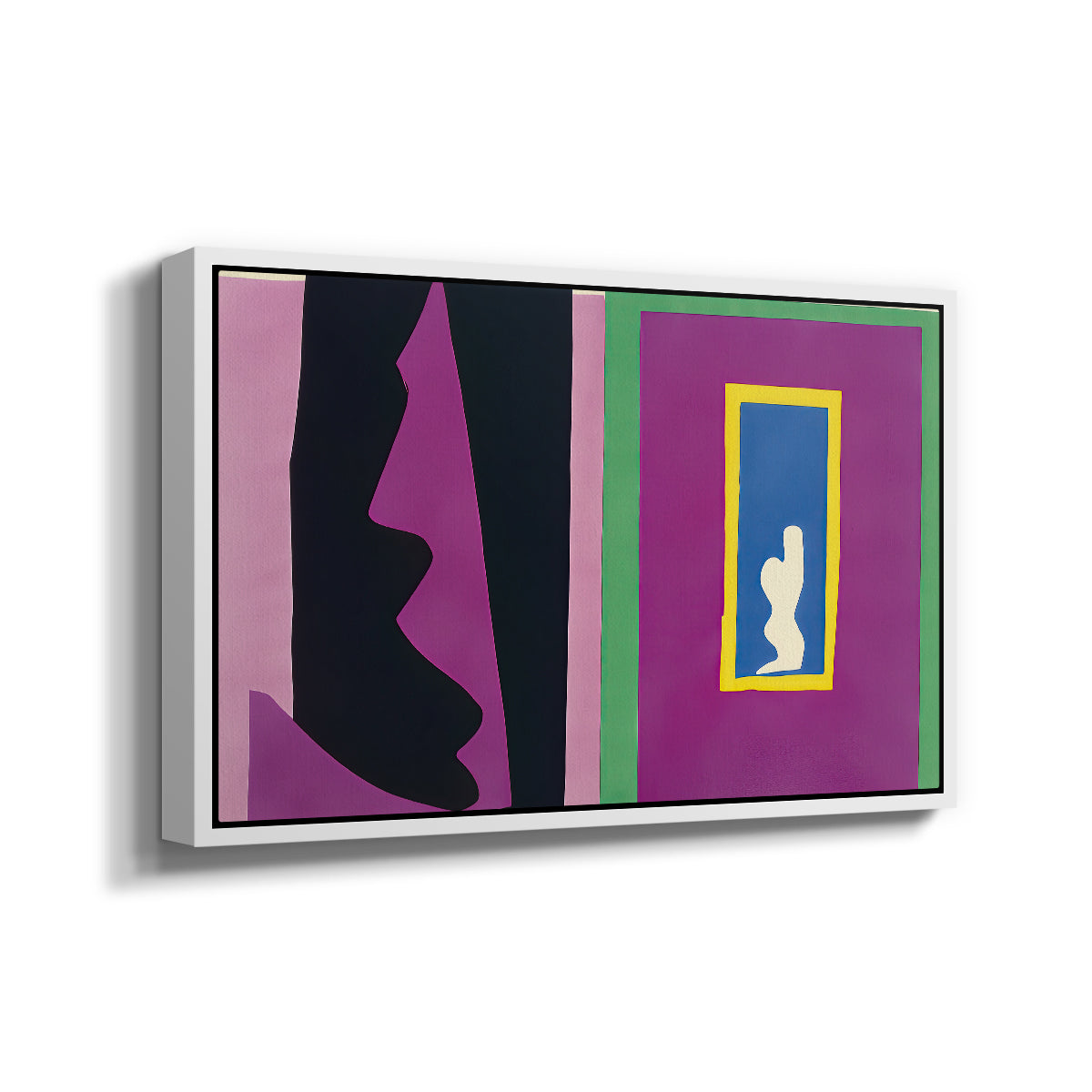 Destiny (Le destin), from Jazz, 1947 - Floater Framed Canvas Print
