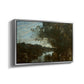 Souvenir of the Environs of Lake Nemi, 1865 - Floater Framed Canvas Print