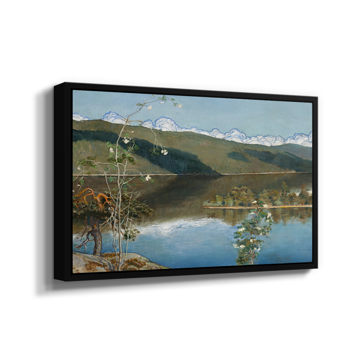 Thunderclouds on the Horizon, 1897 - Floater Framed Canvas Print
