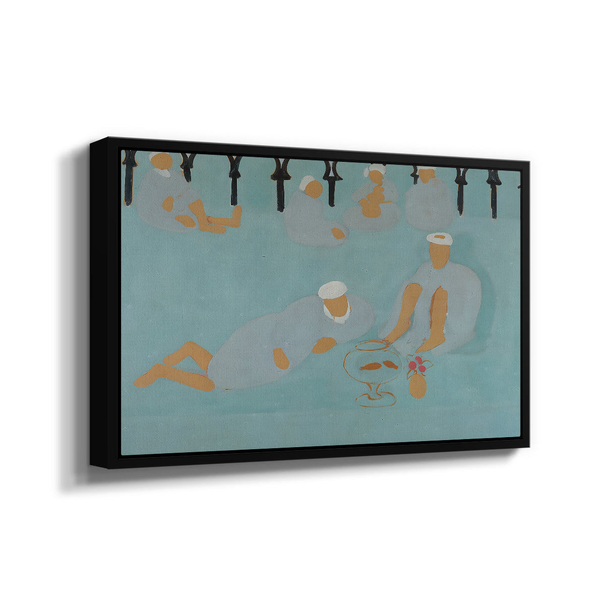 Arab Coffeehouse (Le café Maure), 1913 - Floater Framed Canvas Print