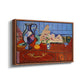Still Life with a Pewter Jug and Pink Statuette, 1910 - Floater Framed Canvas Print