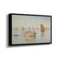 Concarneau, Quiet Morning, Opus 219, 1891 - Floater Framed Canvas Print