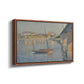 Le Clipper, Asnières, 1887 - Floater Framed Canvas Print
