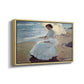 Clotilde on the Beach, 1904 - Floater Framed Canvas Print