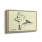 Cat (Le chat), c. 1961 - Floater Framed Canvas Print