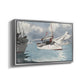 Fishing Boats, Key West, 1903 - Floater Framed Canvas Print