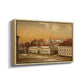 The Riding School at Akershus Castle, 1846 - Floater Framed Canvas Print