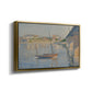 Le Clipper, Asnières, 1887 - Floater Framed Canvas Print