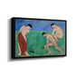 Game of Bowls, 1908 - Floater Framed Canvas Print
