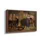 The Flight of Madeline and Porphyro, 1848 - Floater Framed Canvas Print