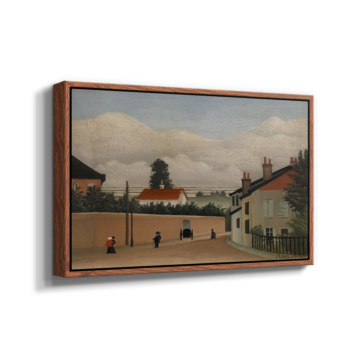 Outskirts of Paris, c. 1906-1910 - Floater Framed Canvas Print