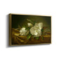Magnolias on Gold Velvet Cloth, c. 1888-1890 - Floater Framed Canvas Print