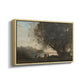 Dance Under the Trees at the Edge of the Lake, c. 1865-1870 - Floater Framed Canvas Print