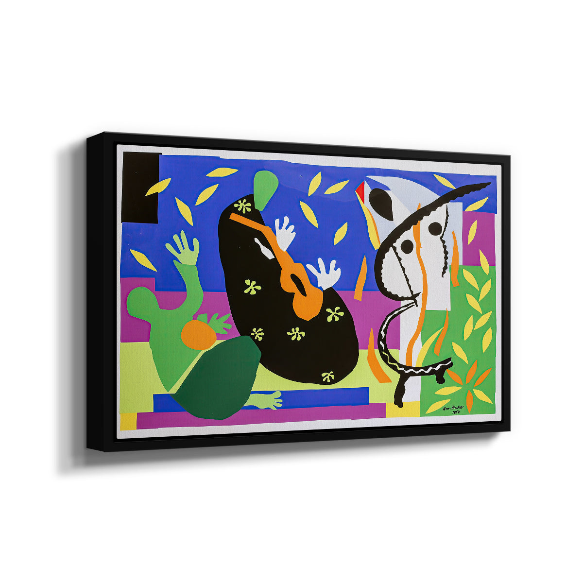 The Sorrows of the King, 1952 - Floater Framed Canvas Print