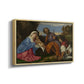 The Holy Family with a Shepherd, c. 1510 - Floater Framed Canvas Print