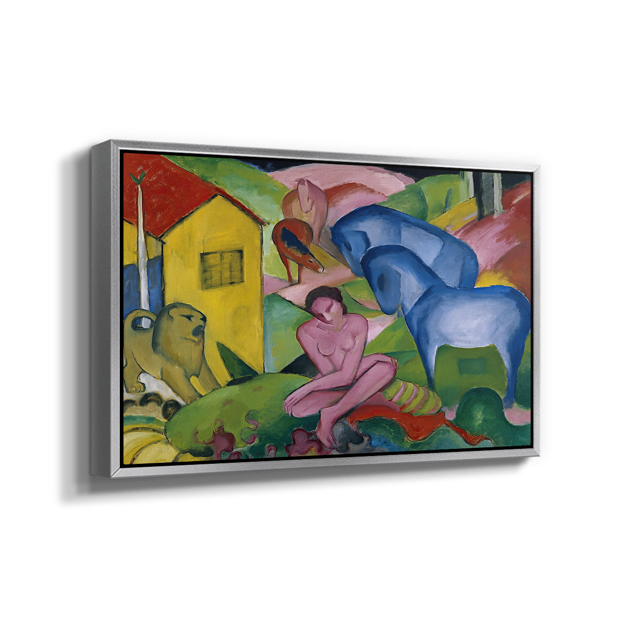 The Dream, 1912 - Floater Framed Canvas Print