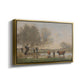 Cows in a Marshy Landscape, c. 1873-1874 - Floater Framed Canvas Print