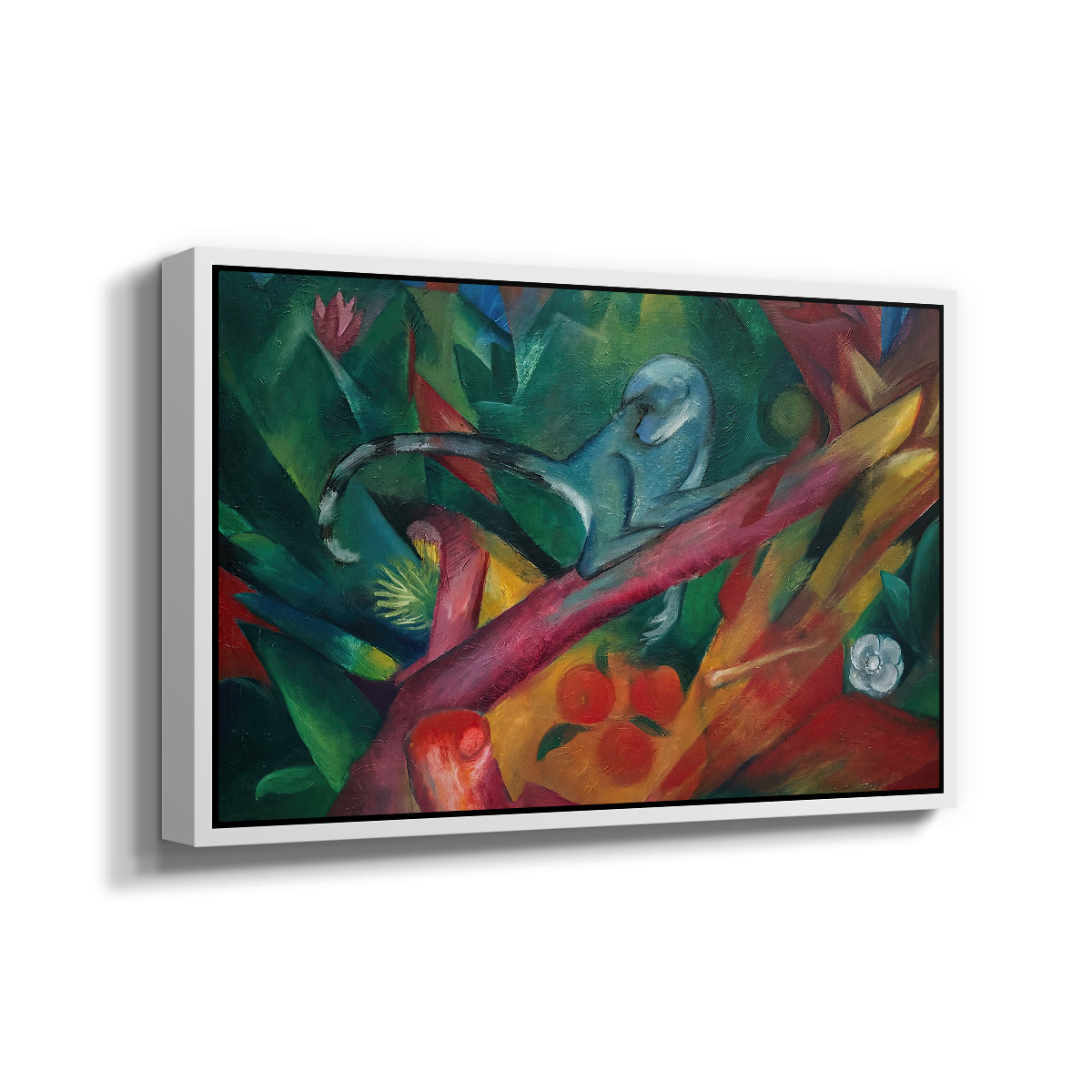The Monkey, 1912 - Floater Framed Canvas Print