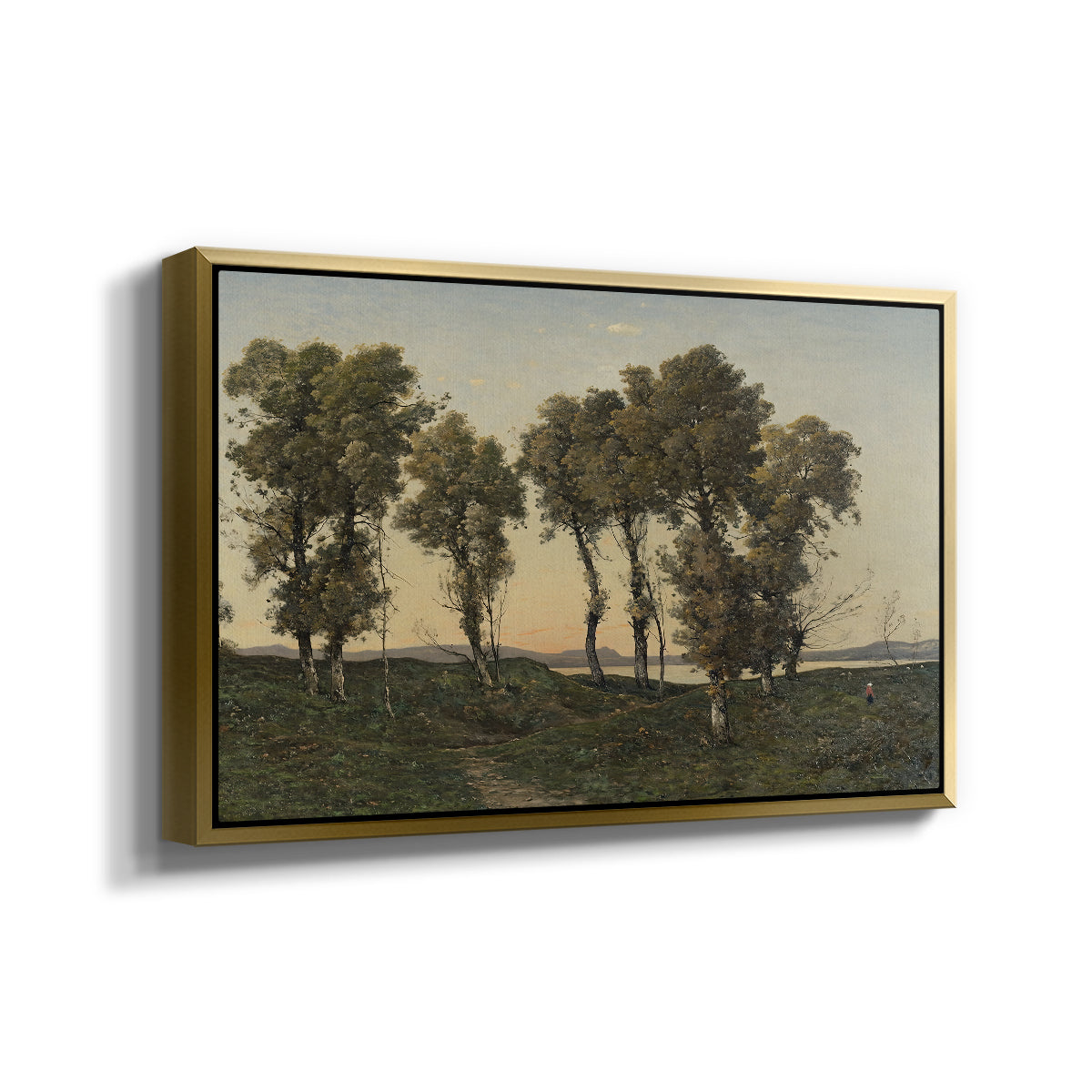 Autumn Evening, 1894 - Floater Framed Canvas Print