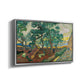 The Garden of Saint-Paul Hospital, 1889 - Floater Framed Canvas Print