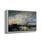 Sheerness as Seen from the Nore, 1808 - Floater Framed Canvas Print